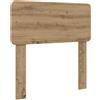 vidaXL Testiera Artisan in legno di quercia