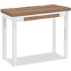 ASTIMESA Tavolo da Cucina a Libro, Rovere Tenesse, 84 x 40 cm a 80 x 80 cm