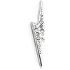 Harry Potter HP Lightning Bolt Pin Badge With Crystals