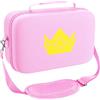 iVoler Custodia di Trasporto compatibile con Nintendo Switch 2 Modella (2025), Case da Viaggio Rigido Deluxe per Console Switch, Dock Switch, Caricabatteria Originale, Gioco e Altri Accessori - Rosa