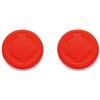 THLMT 2 pezzi di cappucci per joystick compatibili con Steam Controller 2, cappucci in silicone antiscivolo per levette delle console di gioco, ricambio per pulsanti delle levette (rosso)