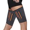 Beugo Manicotto a compressione per coscia, Fascia Elastica Coscia Uomo Donna, Cosciera Sportiva Compressiva per Gamba, 2 pezzi (Grigio scuro, 2XL)