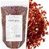 Kuchnia Zdrowia Fiocchi di Peperoncino Piccante Essiccato 500g | CHILLI GRYS | Condimento Aromatico Naturale per Piatti Piccanti | KUCHNIA ZDROWIA