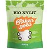 Birkengold Xilitolo biologico 500 g | xylitol prodotto con mais biologico | 40% di calorie in meno | rispettoso dei denti | ideale per cucinare e per la cottura al forno | indice glicemico di 11