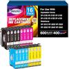 paeolos 603XL Cartucce Compatibili per Epson 603 603XL Multipack per Expression Home XP-2100 XP-2105 XP-3100 XP-4100 Workforce WF-2810 WF-2830 WF-2850 (4 Nero, 4 Ciano, 4 Magenta, 4 Giallo)