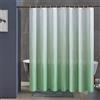 Furlinic Tenda Doccia Antimuffa 200x200 cm Tessuto Grande Erba verde Gradiente Impermeabile Lavabile Tende Doccia Design Poliestere con 12 Ganci