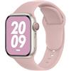 DONEGANI C1A per Cinturino Apple Watch 40mm 44 mm 46mm 42mm 45mm 41mm 38mm 49mm Se Ultra 2 Serie 10 9 8 7 6 5 4 3 Band Bracciale Sport Silicone, Rosa millenario