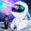 VIYSPNV Proiettore Stelle Astronauta, Lampada Notturna con 8 Modalità Nebulosa e Stelle, 360° Controllo Remoto, Luminosità e Velocità Regolabili per Camera da Letto e Relax