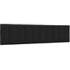 vidaXL Cuscino Testiera Hanko Nero 200 cm in Tessuto