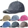 Geyoga 7 pezzi unisex vintage lavato invecchiato berretto da baseball berretto da baseball in twill regolabile cappello papà, nero, grigio, cachi, verde scuro, blu navy, rosso vino, caffè, Taglia unica