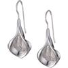 Vinani OBSS - Orecchini pendenti in argento sterling 925 con fiore Calla, Argento, Senza gemme né perle