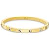 LOTUS STYLE Bracciale Donna Acciaio Inox LS1846-2/2 - Bracciale Elegante con Finitura Lucida e Raffinata - Bracciale Dorato 6,1 cm - Regalo di Compleanno - Occasioni Speciali