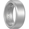King Will Fedi nuziali in silicone per uomini e donne, interno sottile con motivo a cuore, anello di fidanzamento in gomma nero/blu/blu menta/grigio, larghezza 8 mm, spessore 2,2 mm, T 1/2(62.08mm