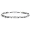 MARLU' Marlù BRACCIALE CON EMATITE ED ELEMENTO CILINDRICO ACCIAO INOSSIDABILE UOMO 1BR0060-E