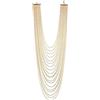 COOLSTEELANDBEYOND Lunga Statement Dichiarazione Pendente Cascata Multi Strati Palla Chain, Abito da Sera