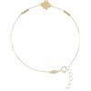 MILOR Bracciale portafortuna in Oro 9Kt con cubic zirconia - Bracciale quadrifoglio ipoallergenico - Gioielli donna made in Italy - Regalo per compleanni, anniversari, festa della Mamma