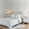 Italian Bed Linen Parure Copripiumino NO STIRO KARMA - prodotto in Italia - Set Copripiumino - Letto Matrimoniale, Microfibra - Sacco 250x200 cm + Patella e 2 Federe 50x80 cm - BREZZA
