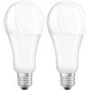 OSRAM - Lampadina LED dimmerabile con attacco E27, bianco caldo (2700 K), forma classica, 20 W, ricambio per lampadina da 150 W, LED opaco SUPERSTAR CLASSIC A (Confezione da 2)