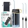 Runstar Dentale Portatile Denti, serbatoio portatile da 160 ml, quattro modalità (DIY/standard/pulso/morbido) - rimuove il 99% della placca dentale, adatto per chi porta l'apparecchio e per i viaggi.