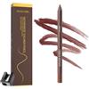 fdsmall Impermeabile Eyeliner Matita, Impermeabile Gel Eyeliner Pen, Longa durata & Smugge-proof Eye Makeup Matite con Sharpener Water Line Eye liner per gli occhi sensibili (01 Plum)