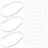 NULYLU 900 mini elastici per capelli - Elastici trasparenti per coda di cavallo - antiscivolo per capelli piccoli per ragazze - in plastica per uso sportivo quotidiano