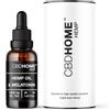 CBD HOME Olio di Semi di Canapa 10% + Melatonina - 30 ml - Base di Cocco e Semi di Canapa Biologici - Spremuto a Freddo - Senza Additivi - 100% Vegetale - Certificato Biologico UE