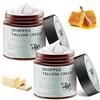 EONFAVE Beef Tallow, 2 pezzi di sebo di manzo per la cura della pelle, crema di sebo di manzo nutrito con miele di cera d'api, crema idratante profonda per viso e corpo, balsamo sebo, rapido assorbimento