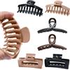 ROKZELT 6 Pezzi Pinza Per Capelli, Clip a Nuvola, Fermagli per Capelli Flessibili in Silicone, Clip Antiscivolo Grandi e Flessibili | Fermagli Morbidi per Capelli Sottili e Spessi