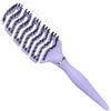 Generic Spazzola per capelli con setole di cinghiale larghe, spazzola naturale per acconciature, setole morbide e flessibili, per uomini e barbieri