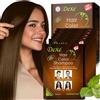 LUJAJIAO 10 flaconi di shampoo colorante istantaneo castano chiaro, shampoo colorante per capelli e barba castano chiaro da uomo, adatto sia per uomo che per donna, contiene estratti vegetali(Light Brown)