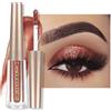 Anglicolor Ombretto liquido Diamante glitterato e penna per eyeliner con paillettes stellate, ombretto a sirena, a lunga tenuta, per occhi scintillanti e luccicanti (03)