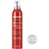 Bilba Set 12 Spuma Extra-Forte 200Ml Semi Lino Messa in Piega E Acconciatura Capelli, Multicolore, Unica