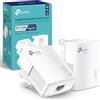 TP-Link 1-Port Gigabit Powerline Starter Kit, Data transfer speed Up To 1000 Mbps, Ideal for HD/3D/4K video streaming & Online Gaming(for Wired Only), No Configuration required (TL-PA7017 KIT)