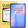 Gerutek Pellicola Protettiva per Samsung Galaxy Tab S10 FE Plus / S10 FE+ 13,1 Pollici 2025, Pellicola in Vetro Temperato [Ultra Trasparente][AntiGraffio][Durezza 9H] per Galaxy Tab S10 FE Plus