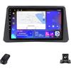 Generico Autoradio per Opel Mokka 1 2012-2016 Android 14 Radio Touch Screen 9-Inch Car Radio/Wireless CarPlay/Android Auto/SWC/WiFi/GPS/Bluetooth/FM/ADAS DVR/Telecamera posteriore(X1)