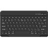 FUWANG Tastiera AZERTY Wireless Ultra Sottile per iPad & Tablet, Tastiera Bluetooth Mini Compact con Batteria 30 Giorni Tastiera Wireless Portatile per iPad Pro/Air/Mini, Windows Android Nero