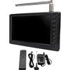 Bosreroy Tv portatile 5 pollici (12,7 cm) e ricaricabile, sintonizzatore digitale Atsc con, uso domestico e auto per design compatto, telecomando incluso, antenne doppie e adattatore di alimentazione