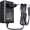 OXZEEWEE Adattatore di alimentazione 12 V 2 A 24 W 1,8 m di lunghezza, adattatore di commutazione AC DC (ingresso 100-240 V, uscita 12 V 2 A), presa trasformatore a montaggio a parete CC 5,5 x 2,1 mm