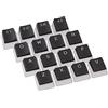 ENDORFY keycaps in PBT Pudding, set di 104 keycaps, caratteri facili da leggere, in materiale PBT resistente ed indelebile, layout US ANSI, EY0E002