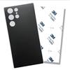 TF Skins Adatto per Samsung Galaxy S22 Ultra Skin pellicola protettiva per il retro in un aspetto elegante, protezione dai graffi (nero opaco)