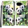 PHINIENLAND Cover per Google Pixel 10a Case PU Pelle Custodia [Kickstand] [Chiusura magnetica] [Slot per Schede], Portafoglio Flip Custodia per Google Pixel 10a,Panda