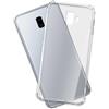 mtb more energy® Custodia Crystal Armor per Samsung Galaxy J6 Plus, J6+ 2018 (SM-J610, 6.0'') - Hard PC Back & Soft Silikon Bumper - Angoli rinforzati - Trasparente - TPU PC Case Cover
