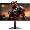 TITAN ARMY Gaming Monitor 27 Pollici, 275Hz 240Hz, QHD Monitor, Fast IPS, 1ms, 2K QHD 2560 x 1440P Schermo PC, Mini LED-DyDs 5 Tech, FreeSync, HDR1000, 100% sRGB, VESA 100x100, DP1.4/HDMI 2.0, P276MS