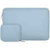 MOSISO 16 pollici Custodia Laptop, 15-15,6 pollici Borsa PC Compatibile con MacBook Pro 16, HP, Acer, Dell, Lenovo, ASUS Quaderno, Neoprene Borse Computer con Custodia Piccola, Airy Blu