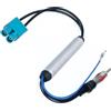 GoldOars Adattatore per Antenna Auto, Adattatore Autoradio Auto Doppio FAKRA a DIN, 2 Adattatori Connettori FAKRA per Veicoli Volkswagen Audi VW Skoda BMW