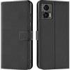 Verco Custodia a libro per Motorola Edge 30 Neo, per Motorola Edge 30 Neo Case [funzione carte di credito/leggio], nero