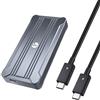 VCOM Enclosure SSD M.2 NVMe da 40 Gbps, Enclosure NVMe con USB4, custodia M.2 in lega di alluminio Supporto dimensioni 2280 M & B+M-Key, compatibile con Thunderbolt 3/4, USB4/3.2/3.1/3.0