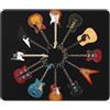 BeNtli Tappetino per mouse, Guitar Circle Dya, tappetino per mouse con base in gomma antiscivolo, tappetino per mouse impermeabile 12 × 10 pollici per ufficio