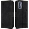 Bravoday Cover per Realme GT Master Edition/Realme GT Master, Flip Custodia in Pelle PU con Slot per Schede, Portafoglio Custodia per Realme GT Master Edition/Realme GT Master, Nero