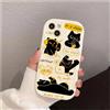 LIRASIRA Compatibile con Realme C63/Realme C61 Cover Morbida Gatto Divertente Anticaída Telefono